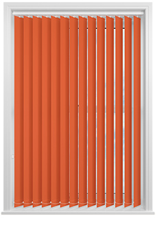 Trinity (Blackout), Tiger Orange - Vertical Blind